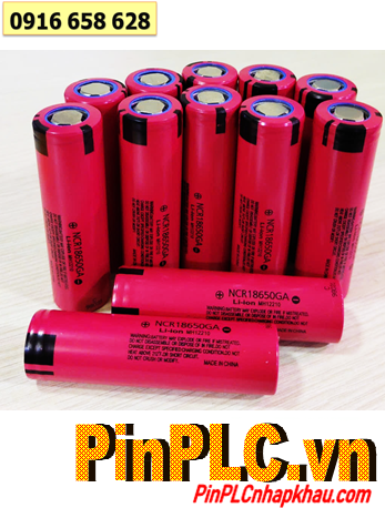 Panasonic NCR18650GA, Pin sạc 18650 3.7v Lithium NCR18650GA 3300mAh Max3450mAh 10A chính hãng Panasonic NCR18650GA, Pin sạc 18650 3.7v Lithium NCR18650GA 3300mAh Max3450mAh 10A chính hãng